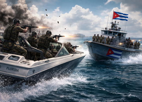 अमेरिकी “स्पिडबोट” मा क्युबाको हमला, चार मृत, छ घाइते